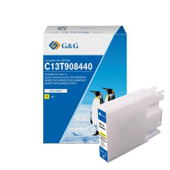 G&g Epson T9084 Amarillo Cartucho De Tinta Pigmentada Generico - Reemplaza C13t908440