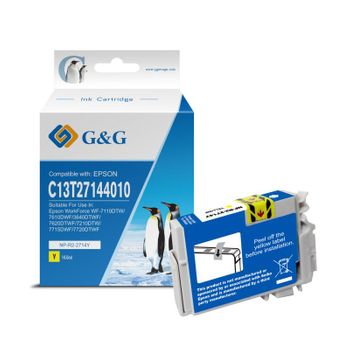 G&g Epson T2714/t2704 (27xl) Amarillo Cartucho De Tinta Generico - Reemplaza C13t27144012/c13t27044012