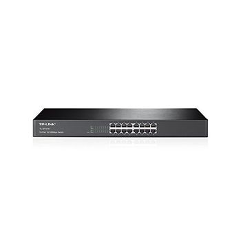 Switch De Armario Tp-link Tl-sf1016 16p Gigabit 10/100m 1 U 19"