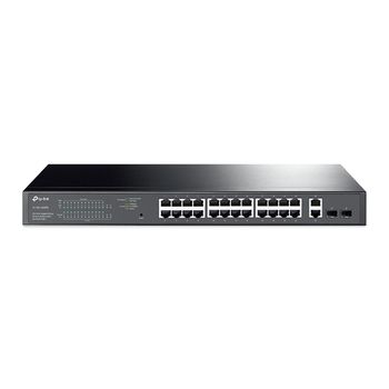 Tp-link Tl-sg1428pe Switch Gestionado Gigabit Ethernet (10/100/1000) Energía Sobre Ethernet (poe) 1u Negro