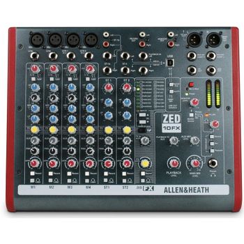 Allen&heath Zed-10fx Mesa De Mezclas Mezclador Dj Mezcladora Deejay