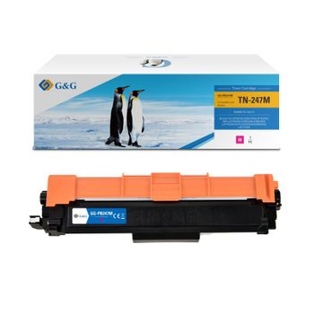 G&g Brother Tn247/tn243 Magenta Cartucho De Toner Generico - Reemplaza Tn247m/tn243m