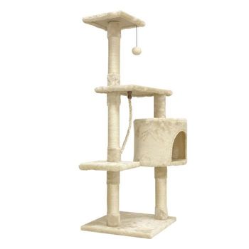 Arbol Para Gatos Paloma - 40x40x114cm - Beige