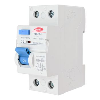 Interruptor Diferencial Residencial 63a Tipo Ac 2  Polos 30ma 6ka