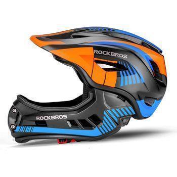 Casco Infantil Integral Deporte Ajustable Niños Rockbros,48-53cm