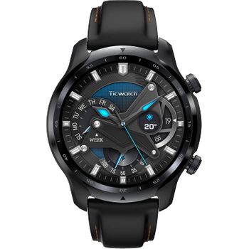 Smartwatch Ticwatch Pro 3 Lte, Pant Amoled Retina 1,4", So Wear By Google, Gps, Bt 5.0, Hasta 45 Días, Sumergible, Negro