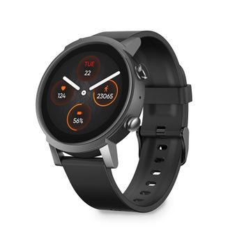Smartwatch Ticwatch E3, Pantalla 1,3" Hd, So Wear By Google, Bluetooth 5.0, Autonomía Hasta 45 Días, Sumergible, Negro