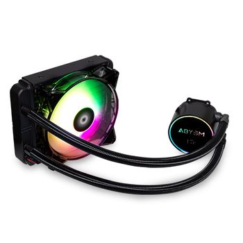 Kit Refrigeración Líquida 120 Mm Abysm Gaming Atlántico 120 Display Rgb