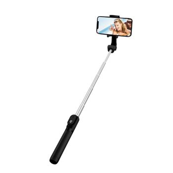 GENERICO Palo Selfie Bluetooth Con Luz De Relleno Y Estabilizador Gimbal 3  En 1…