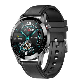 Reloj Conectado Tracker De Actividad Multifunción Impermeable Ip67 Linq Negro