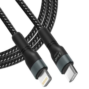 Cable Usb-c A Lightning Power Delivery 27w Carga Rápida Longitud 2m Linq