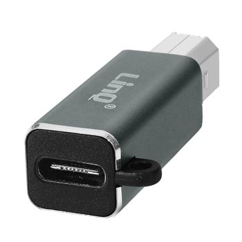 Adaptador Usb-c Hembra A Usb-b Male Transferencia Rápida Plug And Play Linq