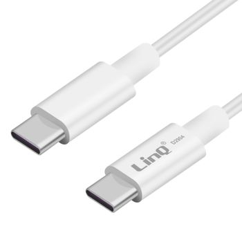 Cable De Carga Y Sincronización Usb C A Usb C 100w Power Delivery 65cm Linq