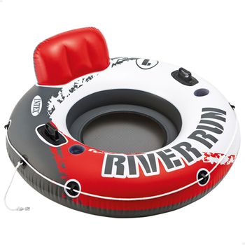 Rueda Hinchable Intex River Run Azul Y Gris 135cm