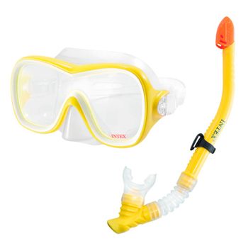 Kit Para Bucear Máscara Y Tubo Wave Rider Intex