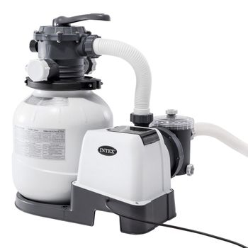 Depuradora De Arena Intex Kristal Clear 7.900 Litros/hora 0,30hp