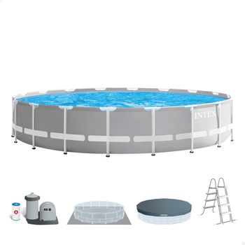 Piscina Desmontable Redonda Intex Gama Prisma Frame 549x122 Cm Con Depuradora