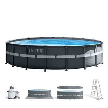 Piscina Elevada Redonda Con Depuradora Ultra Xtr Frame Intex