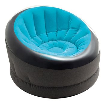 Sillón Hinchable Intex Transparente Azul Con Reposa Brazos 109x107x79cm con  Ofertas en Carrefour