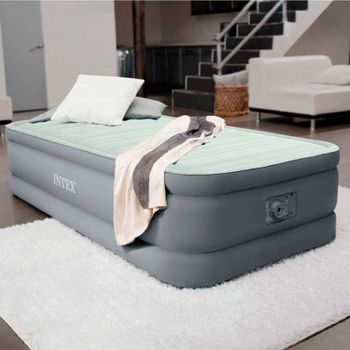 Colchón Hinchable Dura-beam Deluxe Comfort-plush Con Bomba Gris 56x152x203  Cm con Ofertas en Carrefour