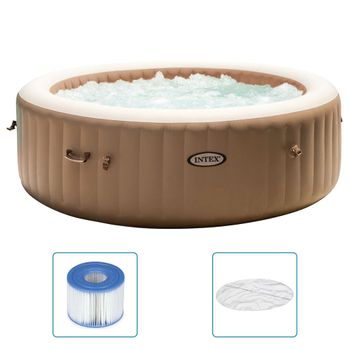 Bañera De Hidromasaje Redonda Spa 6 Personas 216x71 Cm Intex