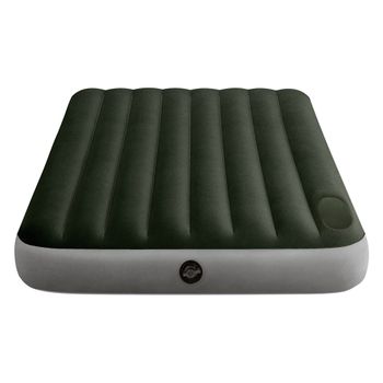 Colchón Hinchable Doble 137x191x25 Cm Con Válvula 2 En 1 Intex