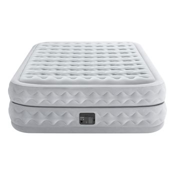 Cama De Aire Doble Supreme Air-flow Con Fiber-tech Intex