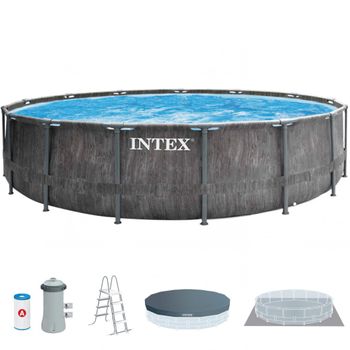 Piscina Redonda Con Depuradora Greywood Intex