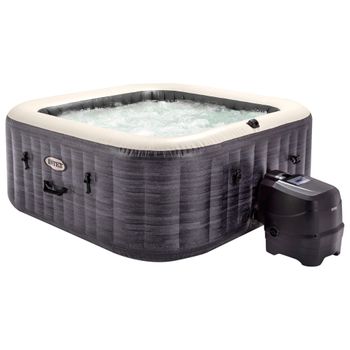 Spa Hinchable Intex 6 Personas Cuadrado 196x196cm Con Accesorios Incluidos