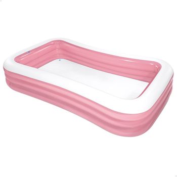 Piscina Hinchable Para Niños Rosa 305x183x56 Cm Intex