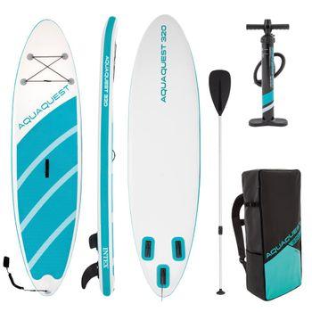 Tabla Paddle Surf Hinchable Intex Aqua Quest 320x81x15cm Con Accesorios