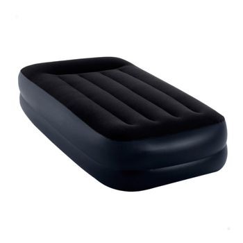 Colchón Hinchable Dura-beam Plus Pillow Rest Con Bomba Negro 42x99x191 Cm