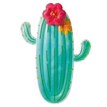 Intex - Colchoneta Hinchable Cactus 130x28x180 Cm