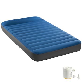 Colchón Hinchable Individual Premium Para Camping 99x191x22 Cm Fabricado De Material Tpu Y Con Hinchador Incluido - Intex