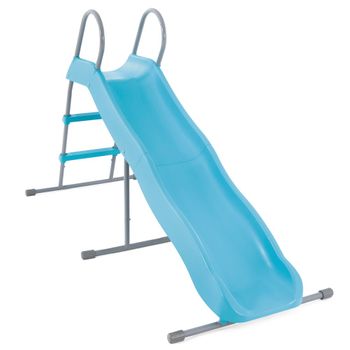 Intex Tobogán Infantil De 84x196x119 Cm Con 2 Escalones Y Estructura De Acero Adecuado Para 3-10 Años