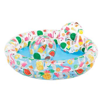 Piscina, Flotador Y Pelota 51 Cm - 122x25 Cm - 150 L/agua