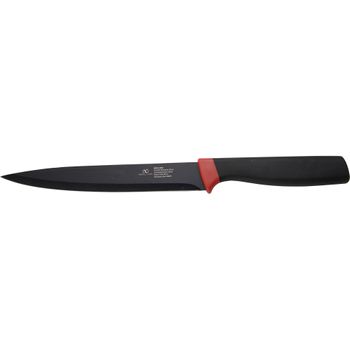 Cuchillo Fileteador Acero Inoxidable Bergner Essence Ic 20 Cm Negro