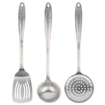 Set 9 Utensilios Cocina de Silicona + Porta Utensilios CARREFOUR