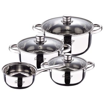 Bateria De Cocina Juego De Ollas 12pzs Piezas Royalty+line Induccion Gas  Vitro con Ofertas en Carrefour