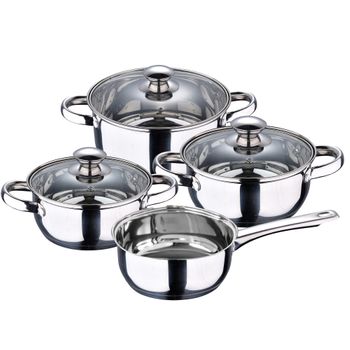 Maestro Mr-2020-6m Batería De Cocina Acero Inoxidable, 6 Piezas, Inducción,  3 Cacerolas, 3 Tapas De Cristal, Apta Para Todo Tipo De Cocinas, Apta  Lavavajillas con Ofertas en Carrefour