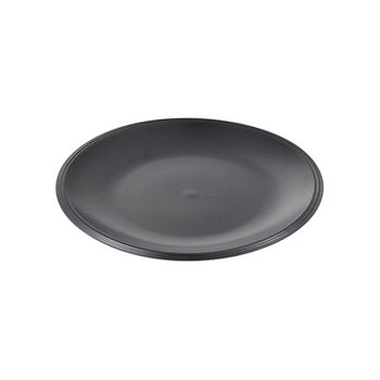 Set De Platos Bergner Bbq Negro Gres (4 Pcs)