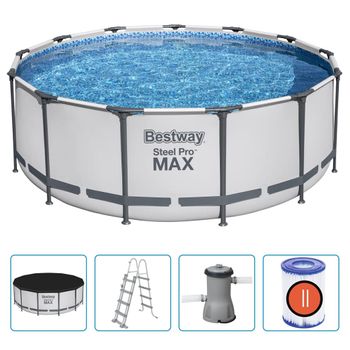 Piscina Redonda Acero Pro Max 366x122 Cm Bestway