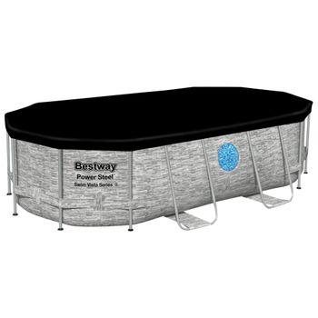 Piscina Ovalada Power Steel 427x250x100 Cm Bestway