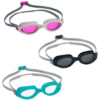 Set 3 Gafas Natación Adulto Bestway + 14 Años 3 Colores Surtidos