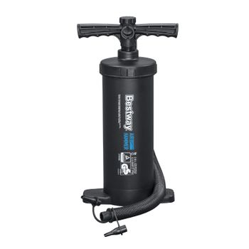 Inflador Manual Bestway Air Hammer 37 Cm Con Manguera Flexible 80 Cm 3 Adaptadores Válvulas | Mango Adaptado Y Fácil Instalación