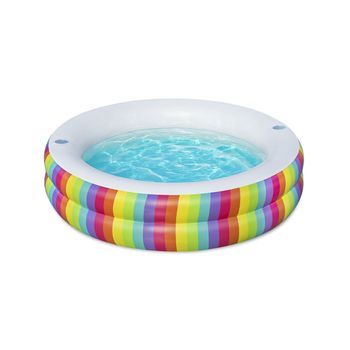 Piscina Hinchable Para Niños Pvc 206 X 206 X 51 Cm - Bestway. Multicolor