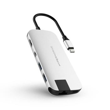 Hub Hyper Hyper Slim Usb-c - Plateado