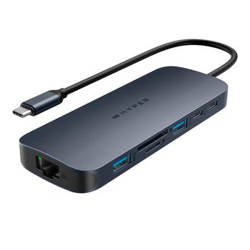 Hyperdrive Ecosmart 10 En 1 Hub Usb-c Con Pd 140w Azul