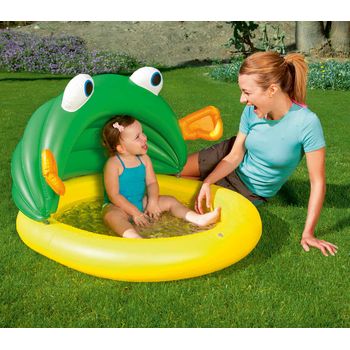 Piscina Infantil Doble Con Bolas, Tobogan Y Mini Juegos 295x190 Cm. con  Ofertas en Carrefour