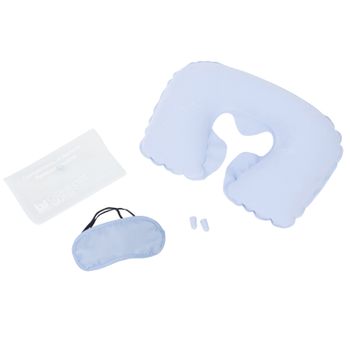 Set De Viaje: Almohada Hinchable, Antifaz Y Tapones Bestway Sojourna